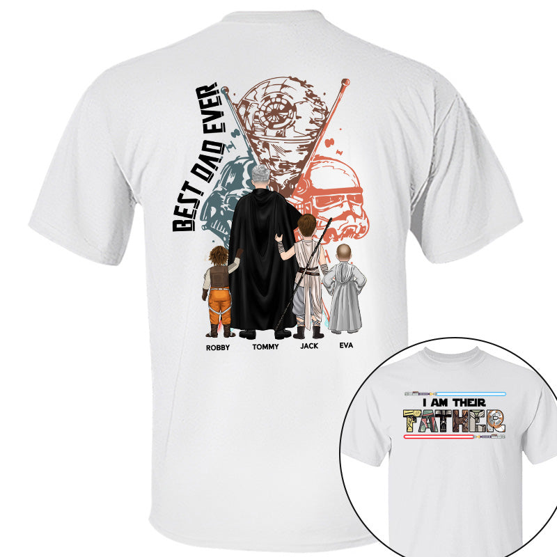 Best Dad Ever - The Dadalorian Personalized Shirt Gift For Dad - Custom Father's Day Gift 2025 Pt99