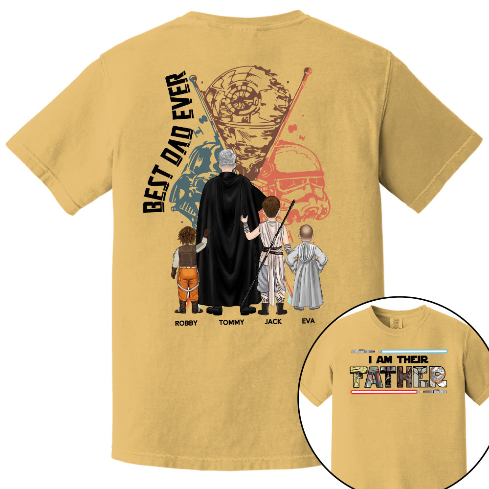 Best Dad Ever - The Dadalorian Personalized Shirt Gift For Dad - Custom Father's Day Gift 2025 Pt99