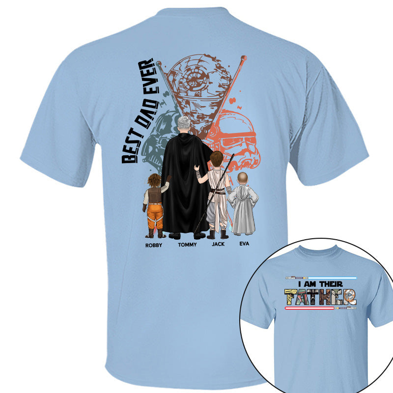 Best Dad Ever - The Dadalorian Personalized Shirt Gift For Dad - Custom Father's Day Gift 2025 Pt99