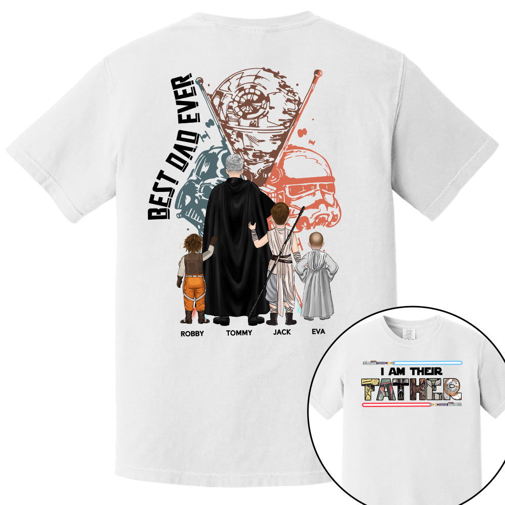 Best Dad Ever - The Dadalorian Personalized Shirt Gift For Dad - Custom Father's Day Gift 2025 Pt99