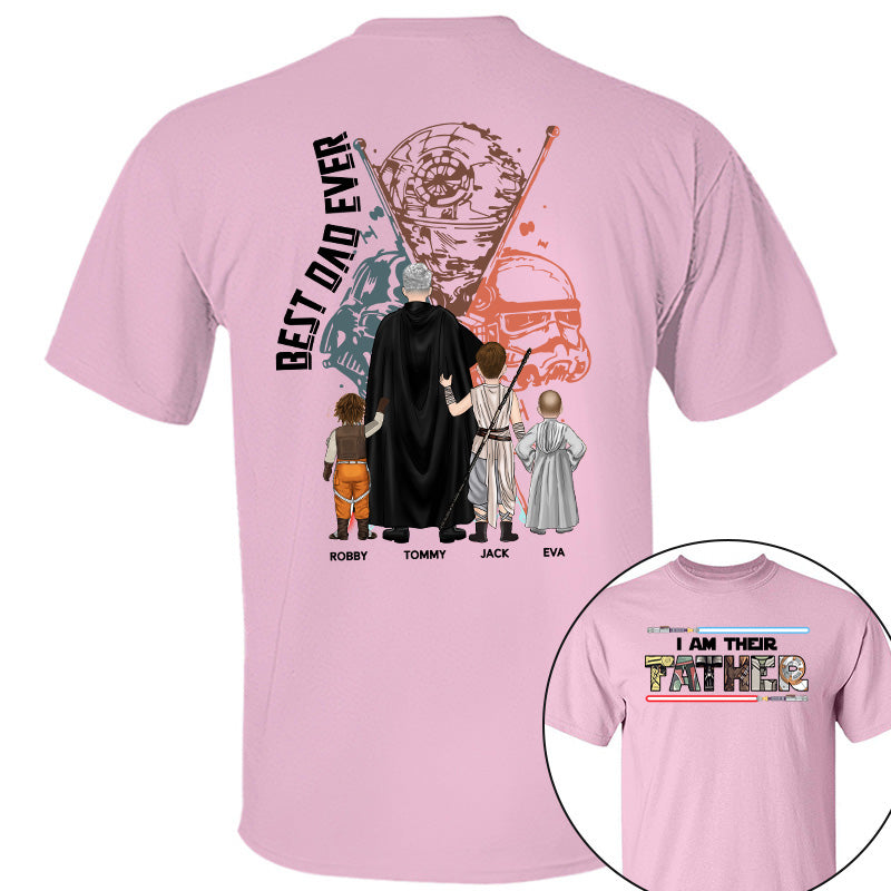 Best Dad Ever - The Dadalorian Personalized Shirt Gift For Dad - Custom Father's Day Gift 2025 Pt99