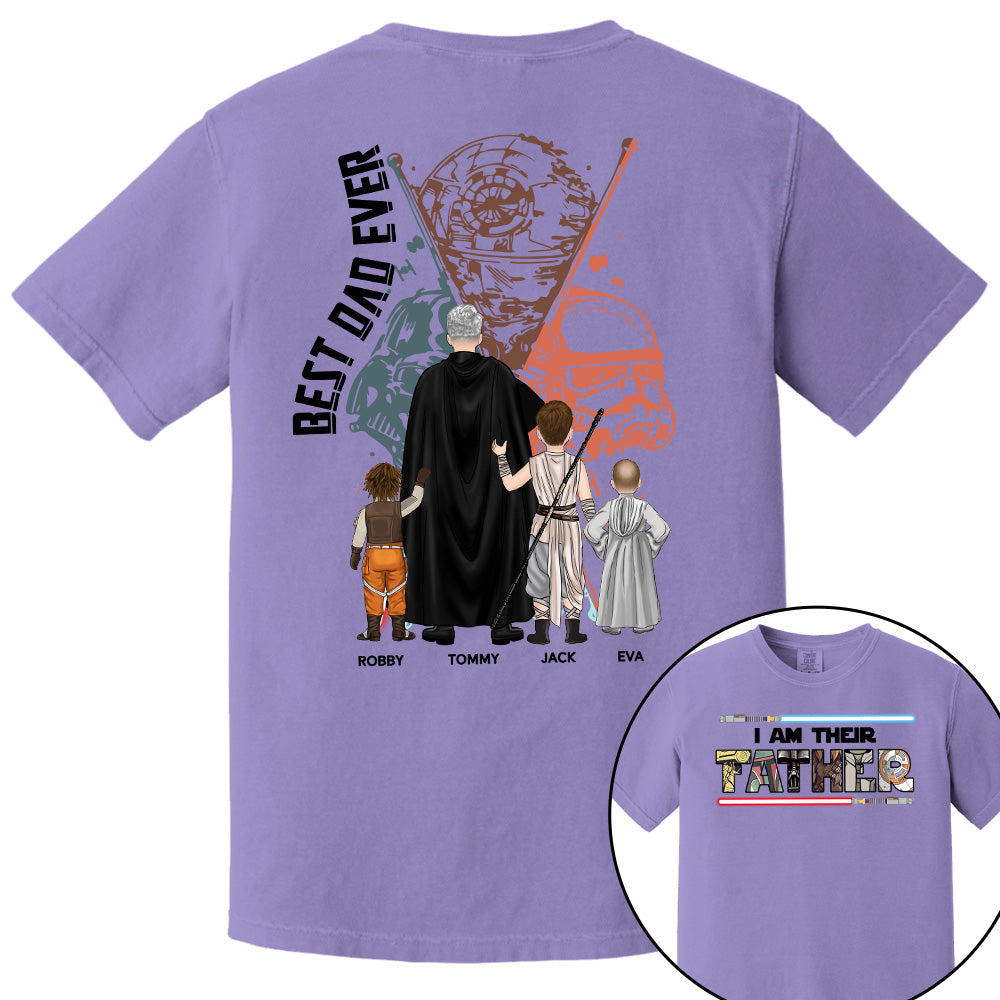 Best Dad Ever - The Dadalorian Personalized Shirt Gift For Dad - Custom Father's Day Gift 2025 Pt99