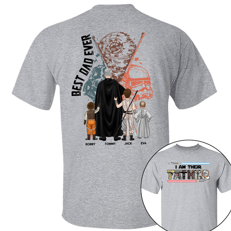 Best Dad Ever - The Dadalorian Personalized Shirt Gift For Dad - Custom Father's Day Gift 2025 Pt99