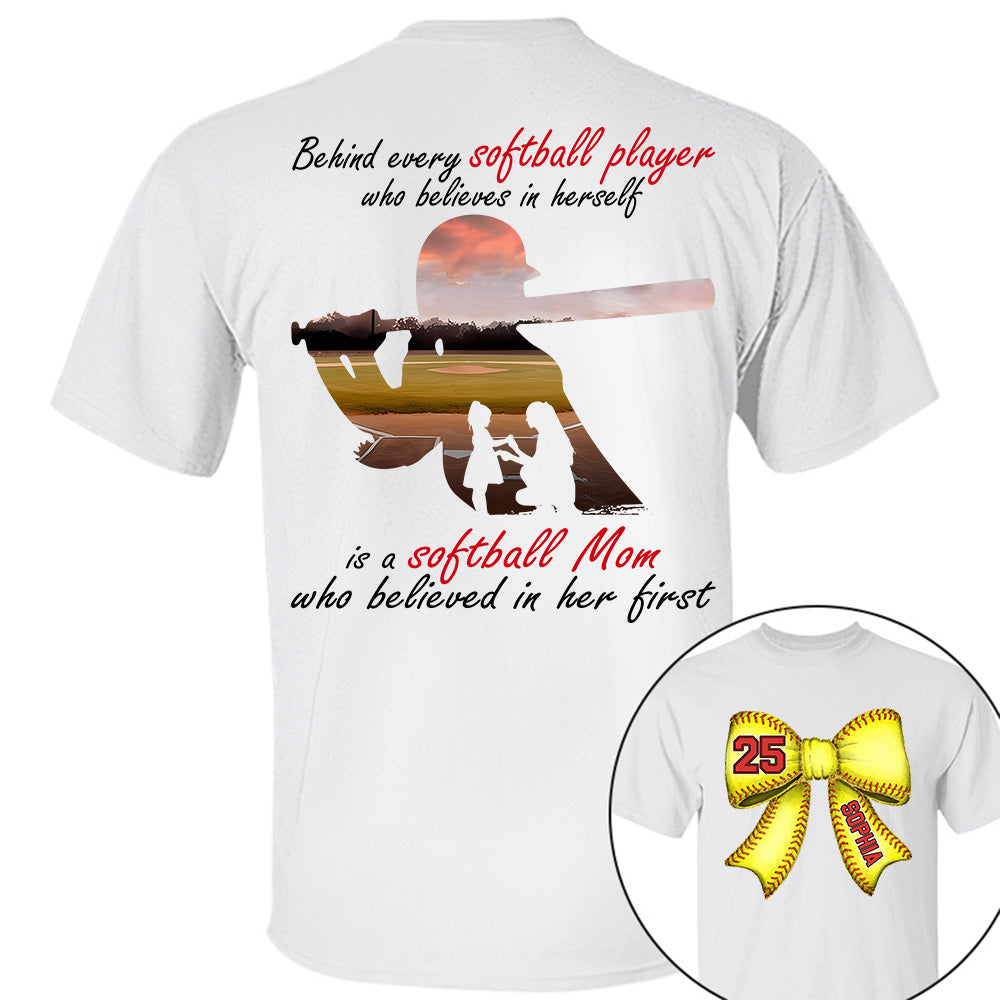 Softball Mom Shirt, Personalized Softball Shirt, Gift For Softball Lover A2110 Do99