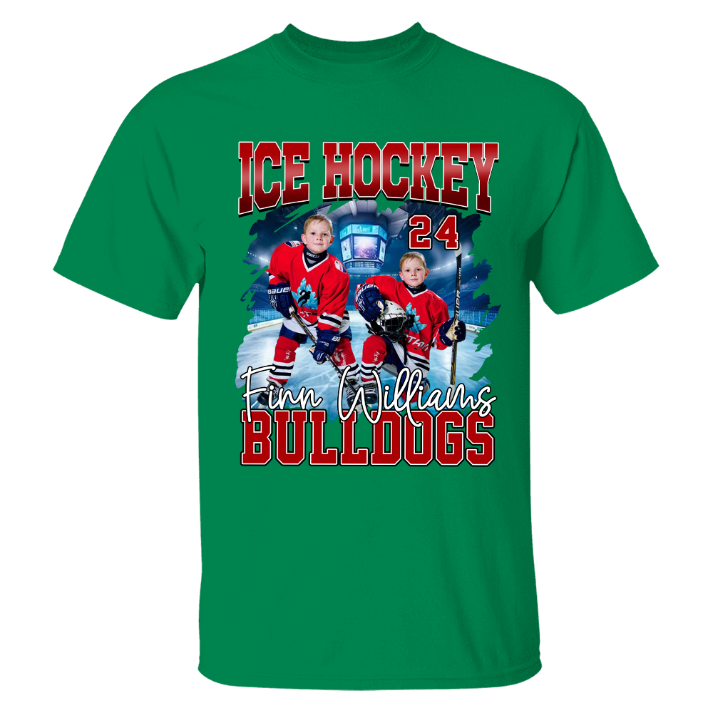 GameDay Ice Hockey Personalized Shirt Custom Photo And Team Name