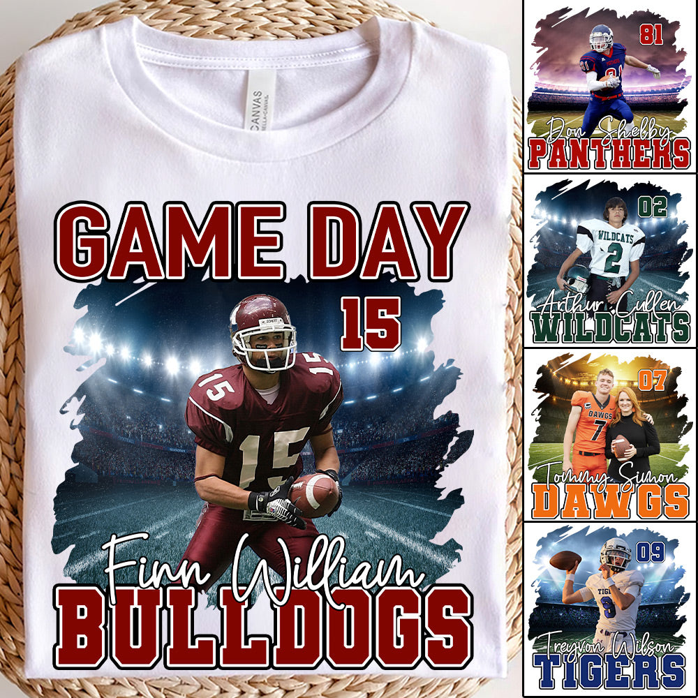 Football Game Day Personalized Shirt Custom Team Name Ph99