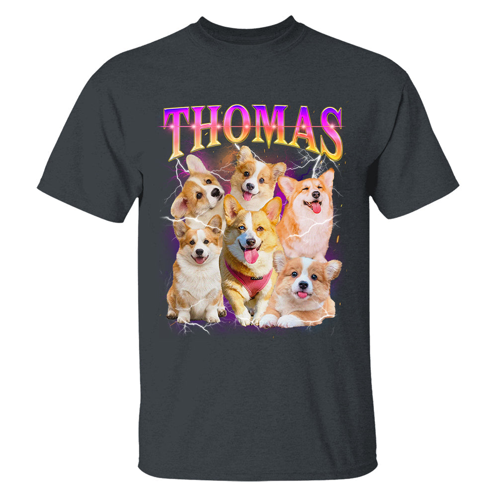Custom Comfort Colors Dog Shirt, Custom Photo Vintage Graphic 90s T-shirt, Custom Photo Shirt, Custom Your Own Bootleg Idea Here, Insert Your Design
