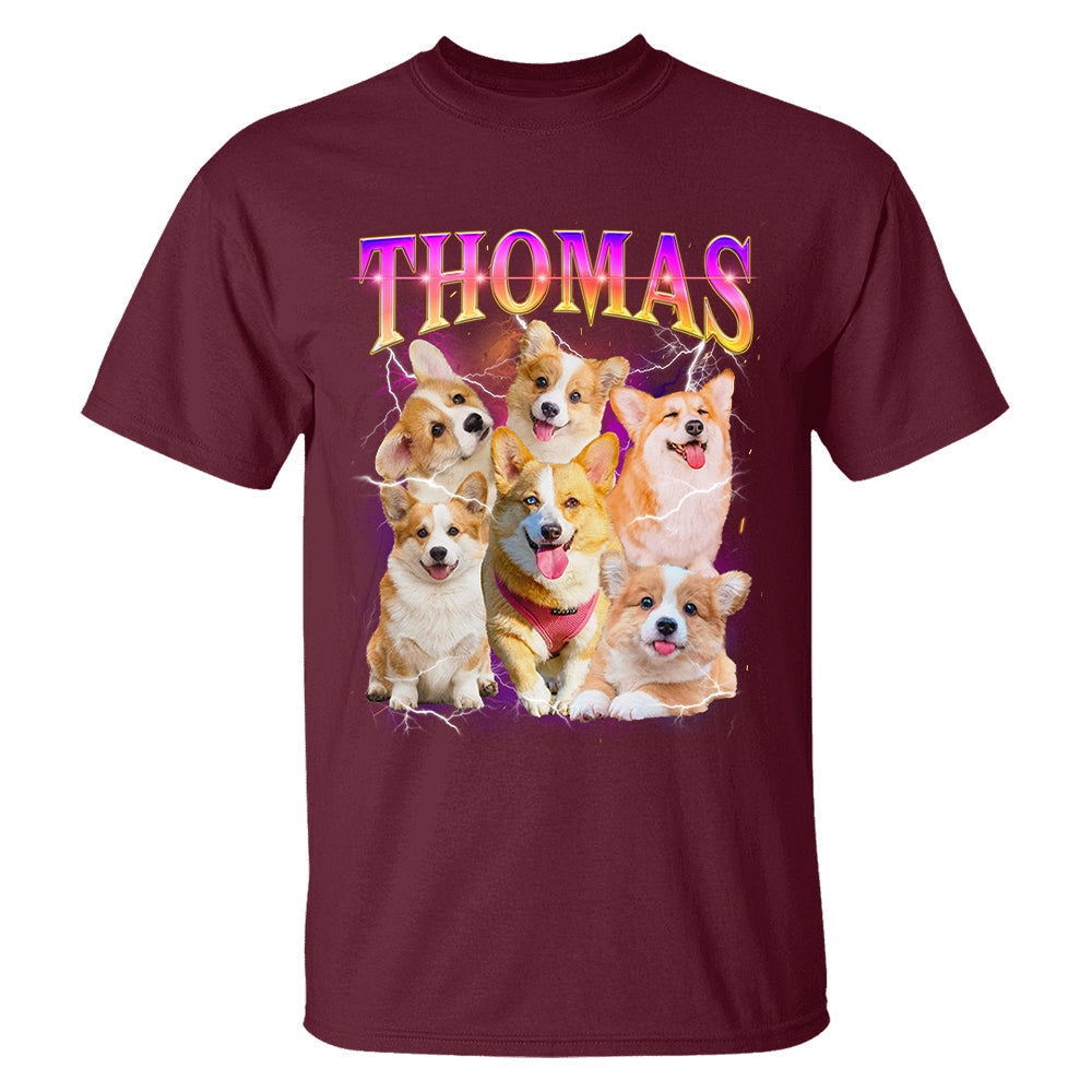 Custom Comfort Colors Dog Shirt, Custom Photo Vintage Graphic 90s T-shirt, Custom Photo Shirt, Custom Your Own Bootleg Idea Here, Insert Your Design