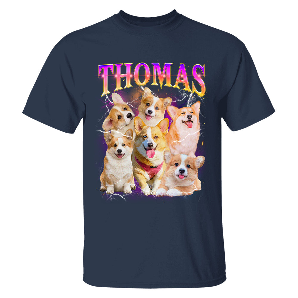 Custom Comfort Colors Dog Shirt, Custom Photo Vintage Graphic 90s T-shirt, Custom Photo Shirt, Custom Your Own Bootleg Idea Here, Insert Your Design