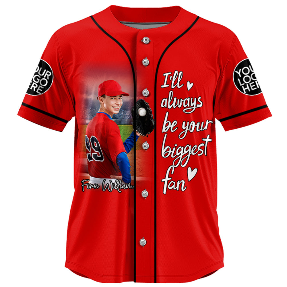 Custom Photo Baseball Game Day Baseball Jersey Gift For Baseball Lovers - Personalized Gift For Baseball Mom Pt99