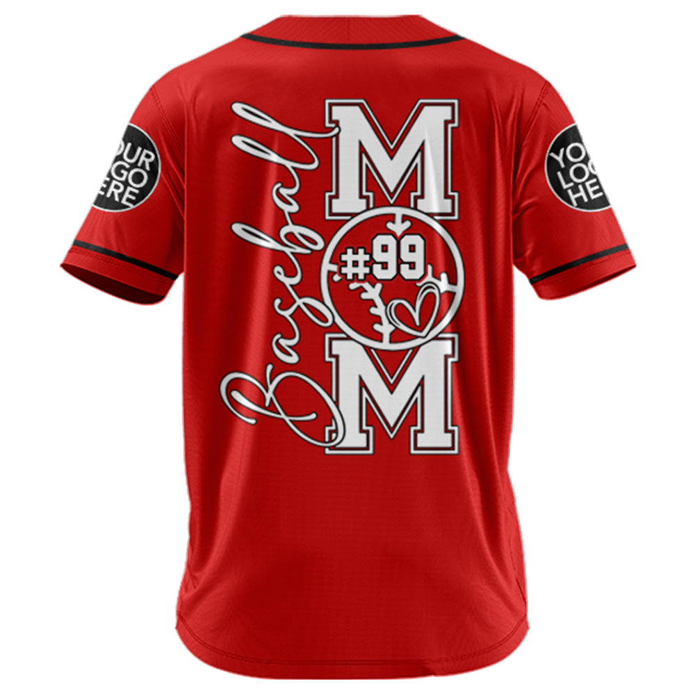 Custom Photo Baseball Game Day Baseball Jersey Gift For Baseball Lovers - Personalized Gift For Baseball Mom Pt99