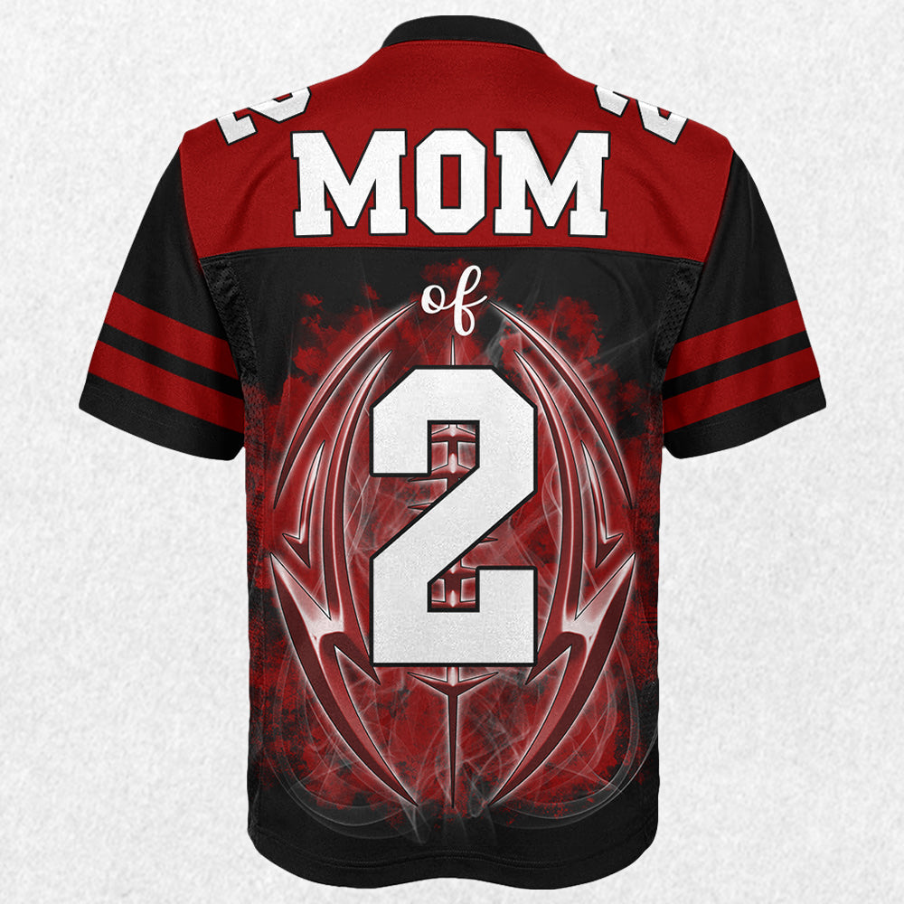 Custom Photo Football Jersey Shirt For Football Family Game Day Shirt H2511 Trna