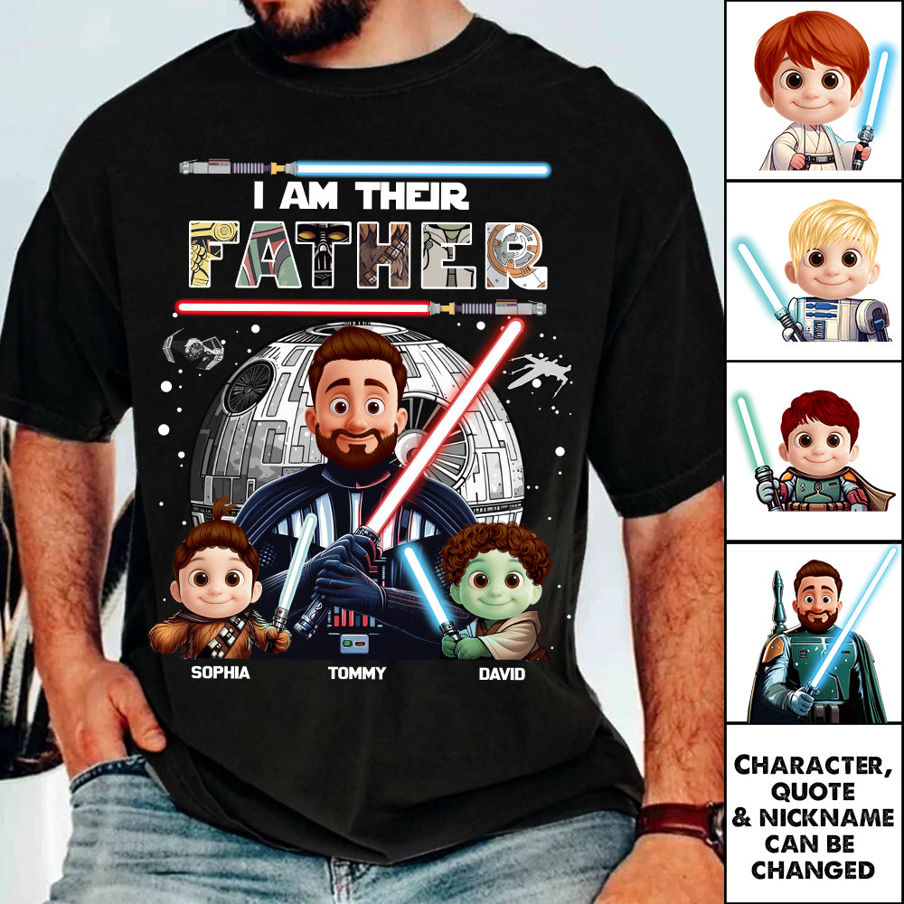 I Am Their Father, Personalized Dad Shirt, Father's Day Gift For Dad T1807 Nh00