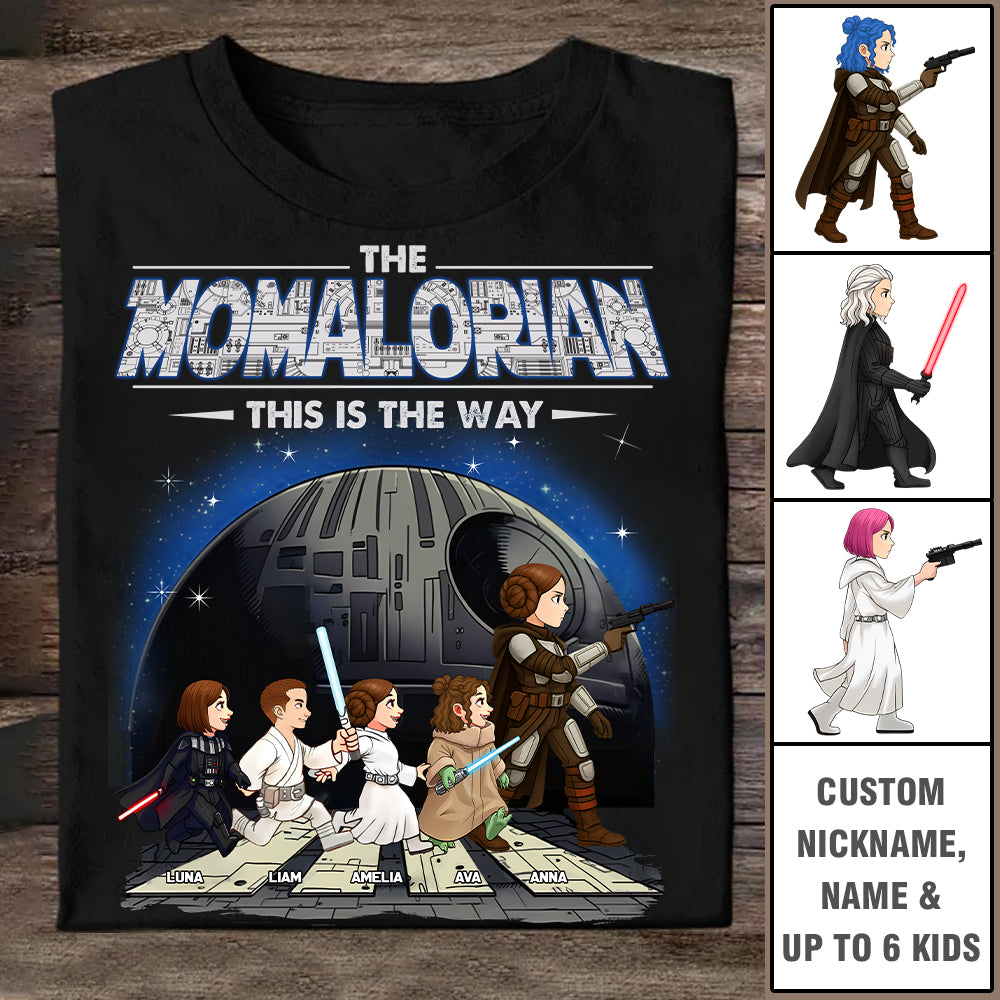 The Momalorian This Is The Way - Personalized Shirt Gift For Mom Vr2 Hv01