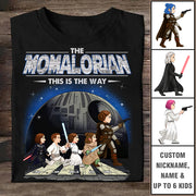 The Momalorian This Is The Way - Personalized Shirt Gift For Mom Vr2 Hv01