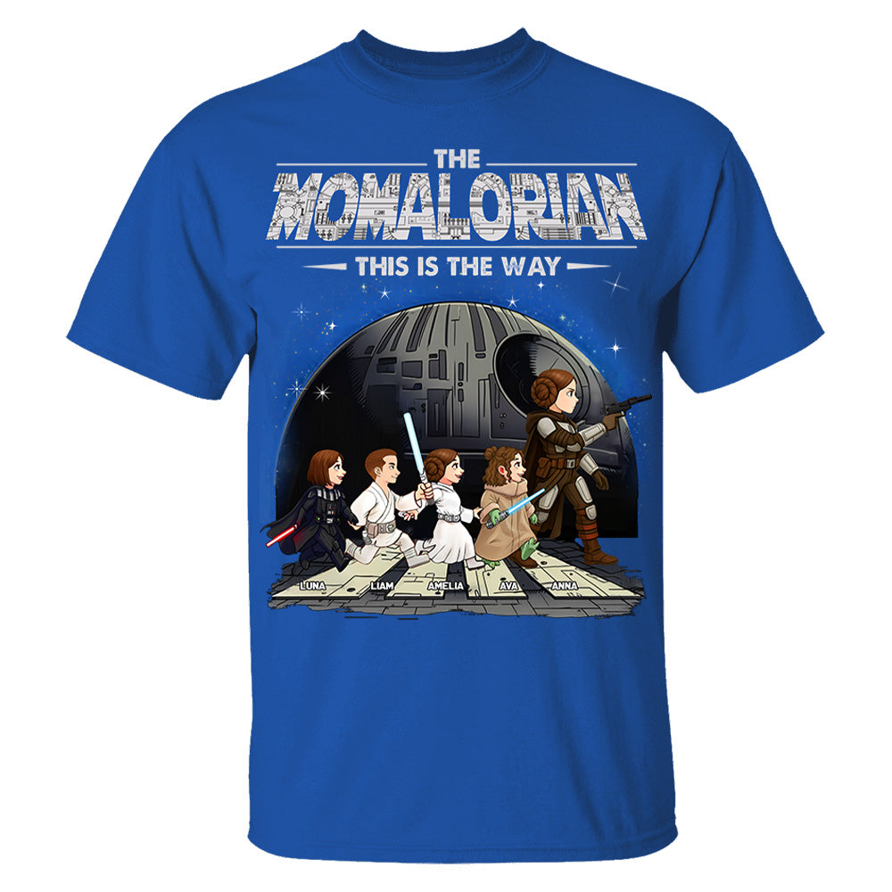 The Momalorian This Is The Way - Personalized Shirt Gift For Mom Vr2 Hv01