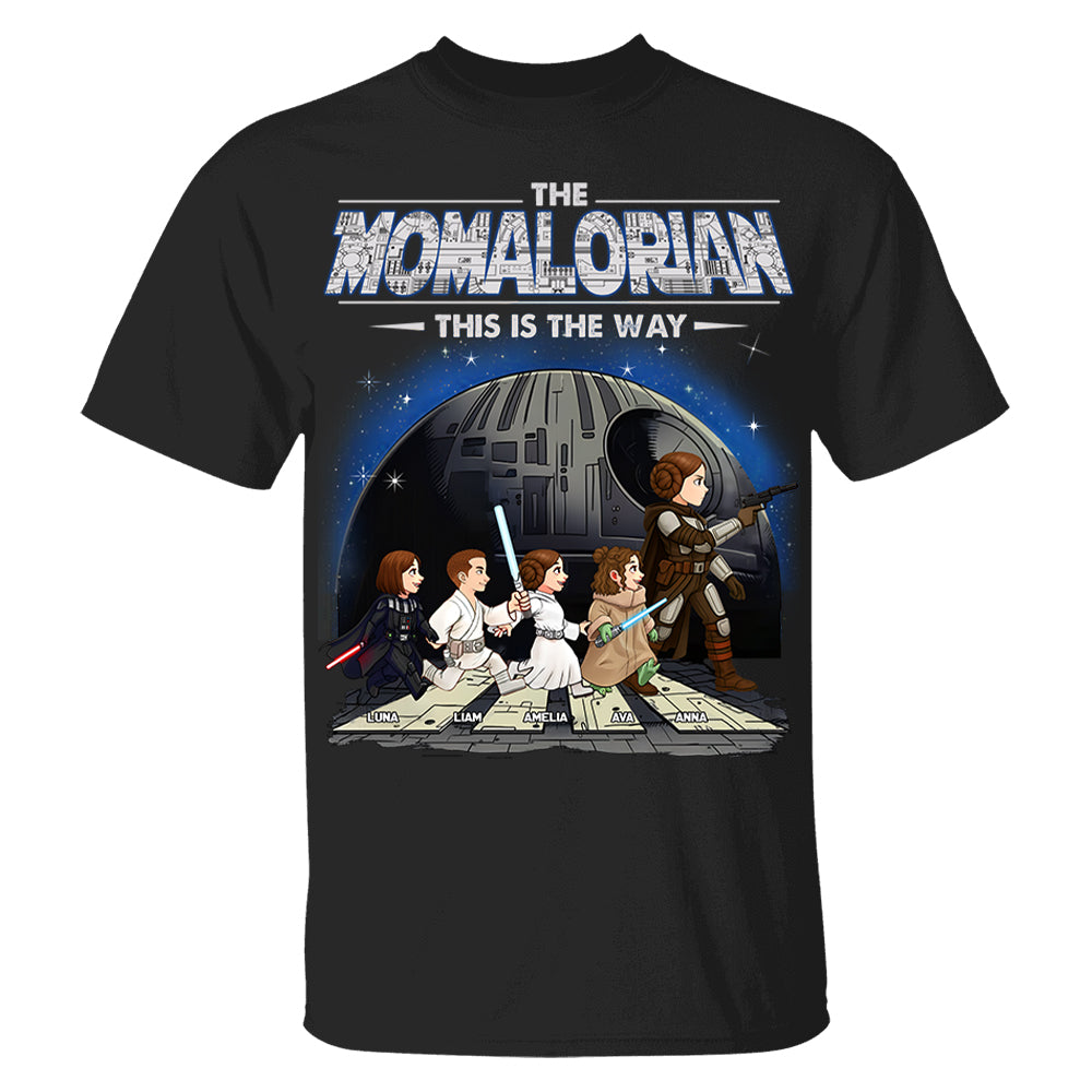 The Momalorian This Is The Way - Personalized Shirt Gift For Mom Vr2 Hv01