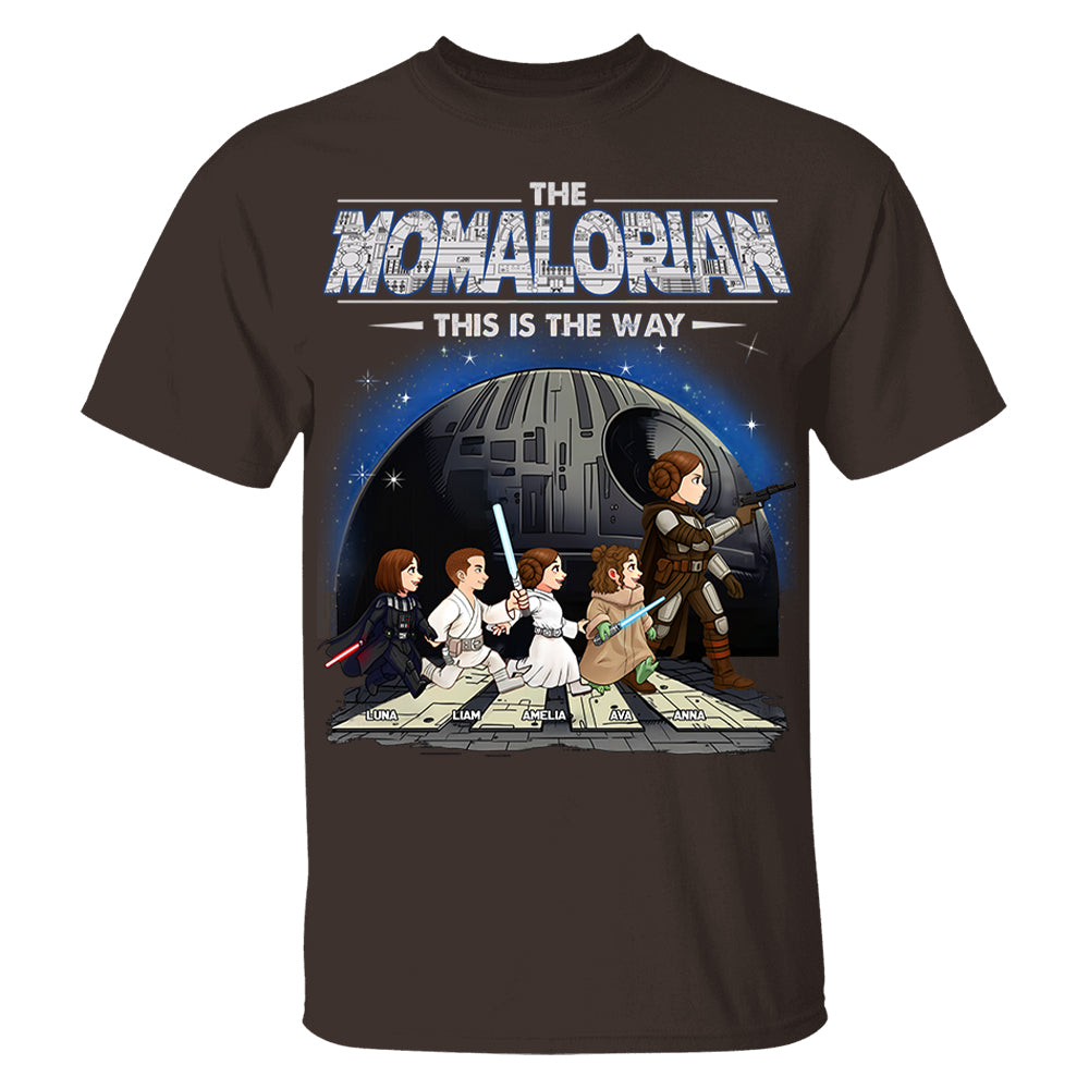 The Momalorian This Is The Way - Personalized Shirt Gift For Mom Vr2 Hv01
