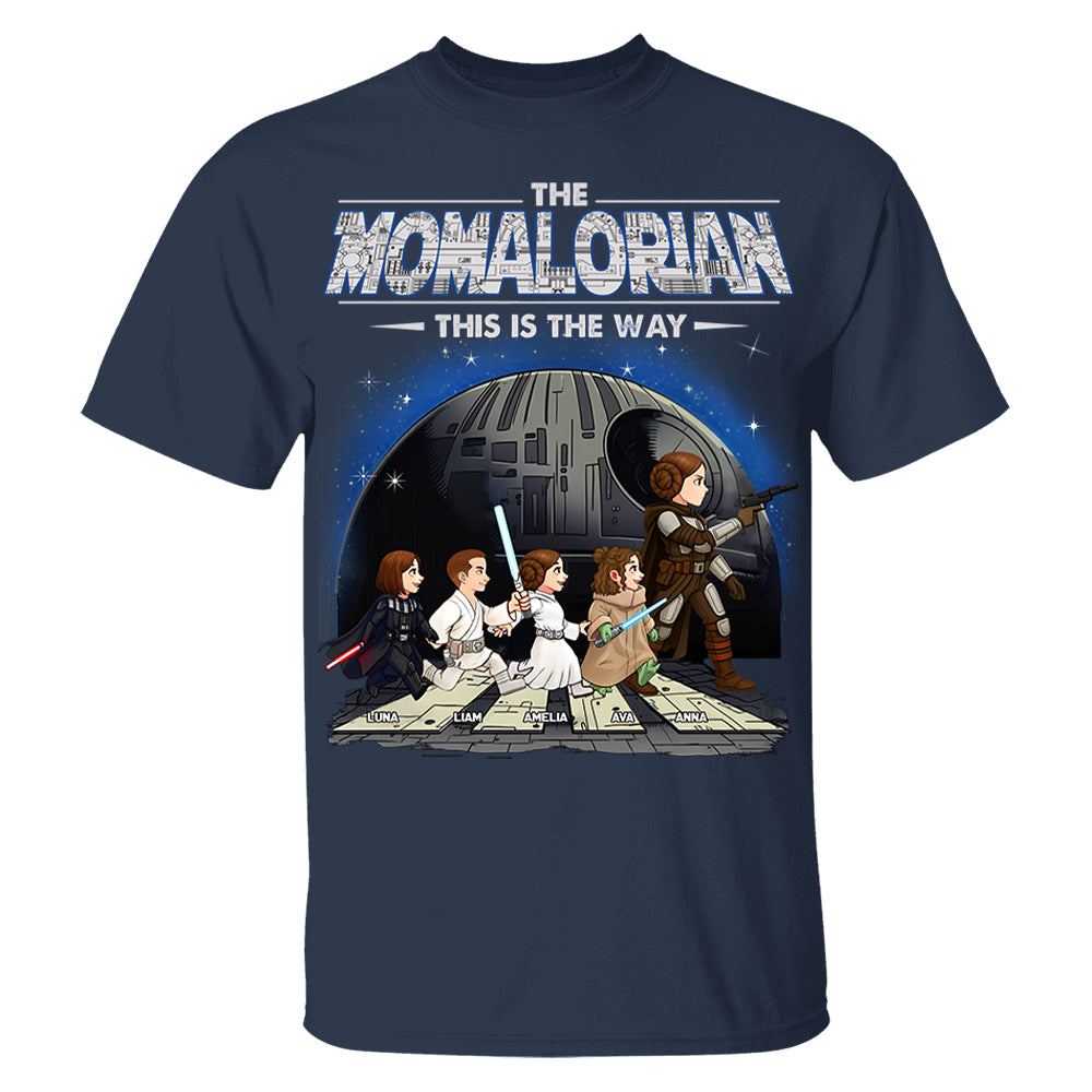 The Momalorian This Is The Way - Personalized Shirt Gift For Mom Vr2 Hv01