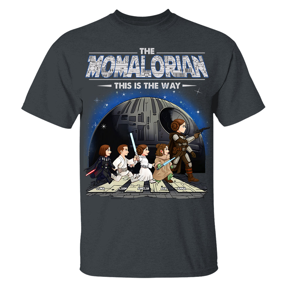 The Momalorian This Is The Way - Personalized Shirt Gift For Mom Vr2 Hv01