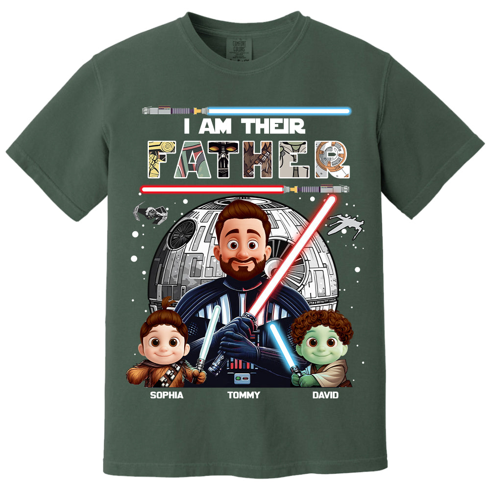 I Am Their Father, Personalized Dad Shirt, Father's Day Gift For Dad T1807 Nh00