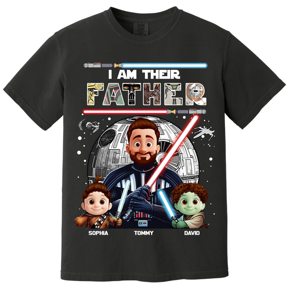 I Am Their Father, Personalized Dad Shirt, Father's Day Gift For Dad T1807 Nh00