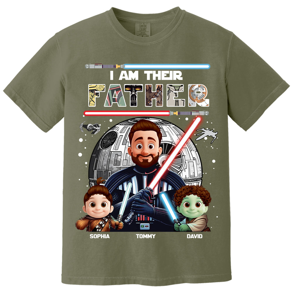I Am Their Father, Personalized Dad Shirt, Father's Day Gift For Dad T1807 Nh00