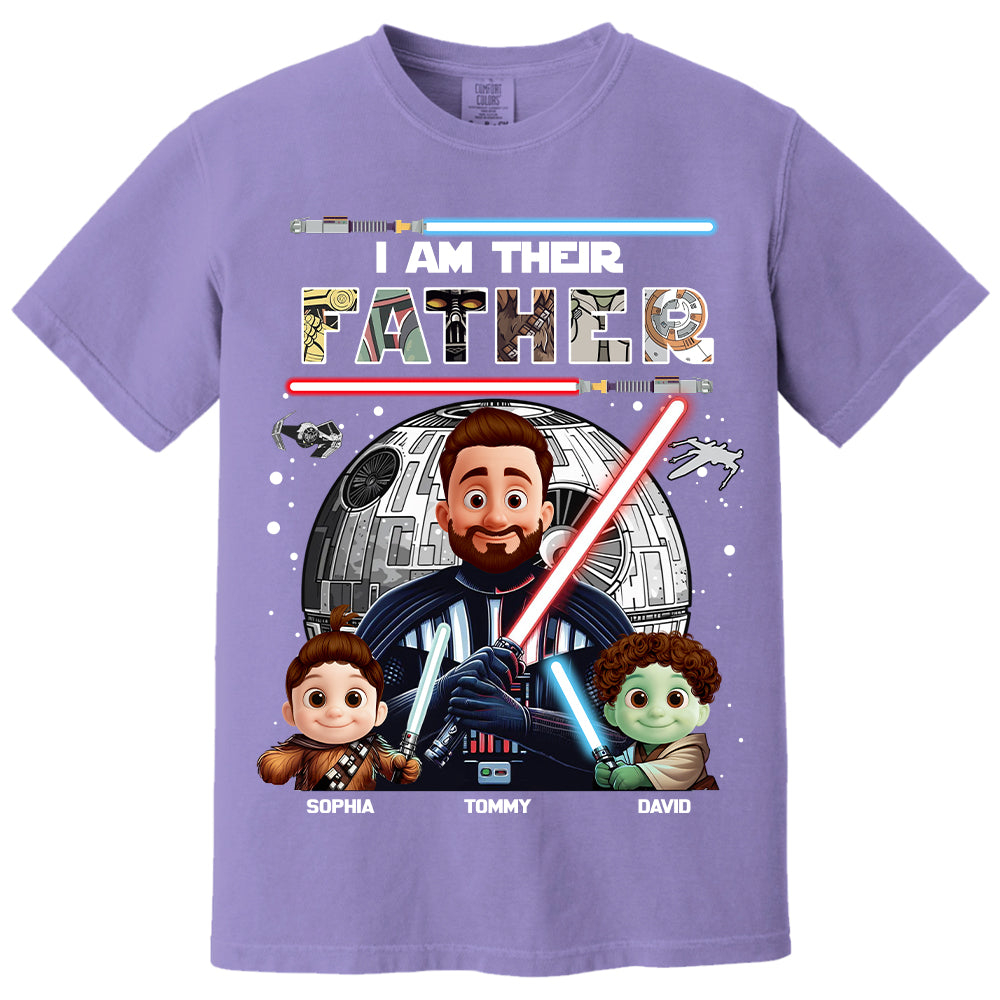 I Am Their Father, Personalized Dad Shirt, Father's Day Gift For Dad T1807 Nh00