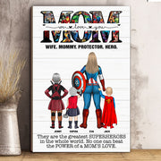You Are Our Super Heoroes - Personalized Gifts Canvas Print For Mom NA04 Tu20