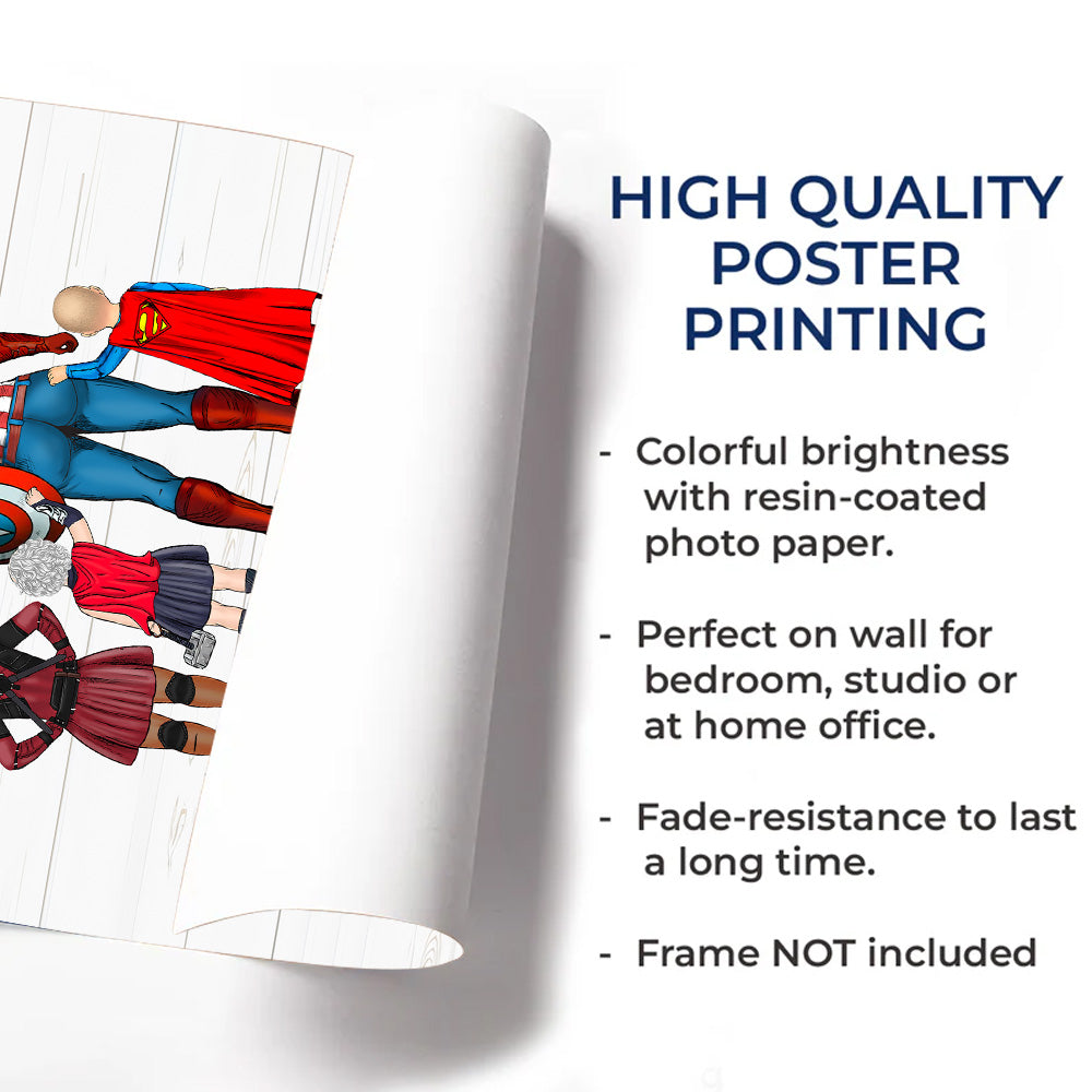 You Are Our Super Heoroes - Personalized Gifts Canvas Print For Mom NA04 Tu20