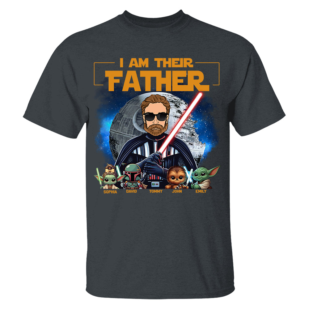 I Am Their Father - Custom Father's Day Shirt with Kids’ Name Vr1 Nh00