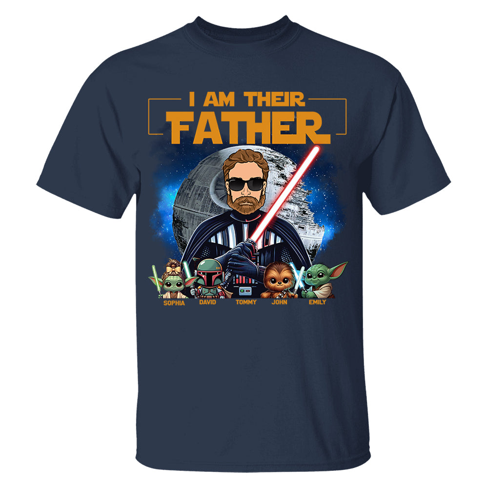I Am Their Father - Custom Father's Day Shirt with Kids’ Name Vr1 Nh00