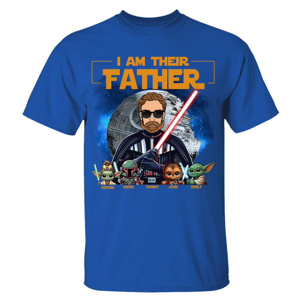 I Am Their Father - Custom Father's Day Shirt with Kids’ Name Vr1 Nh00