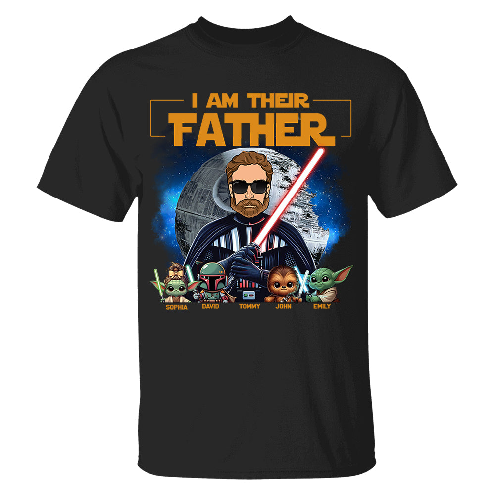 I Am Their Father - Custom Father's Day Shirt with Kids’ Name Vr1 Nh00