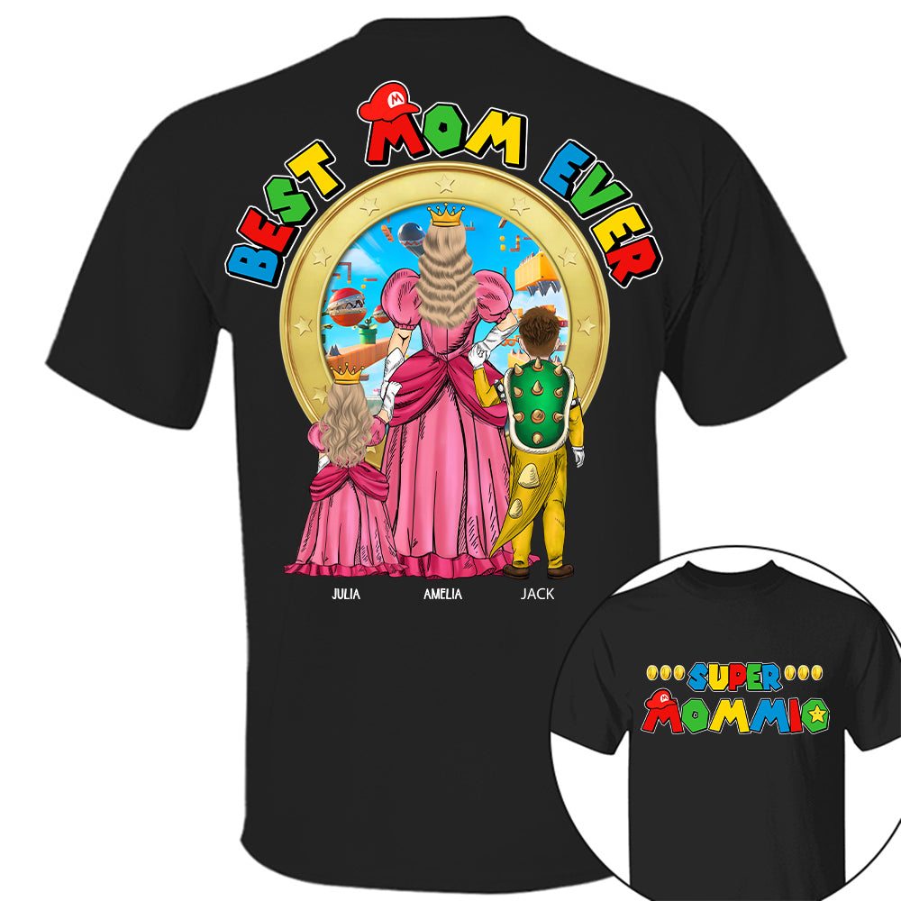 Super Mommio Best Mom Ever - Personalized Shirt Gift For Mom Hv01