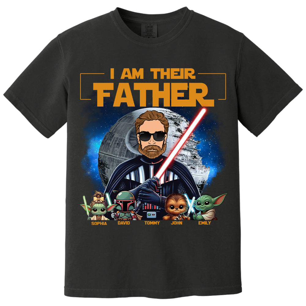 I Am Their Father - Custom Father's Day Shirt with Kids’ Name Vr1 Nh00