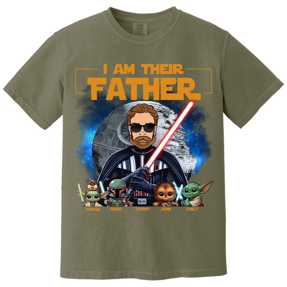 I Am Their Father - Custom Father's Day Shirt with Kids’ Name Vr1 Nh00