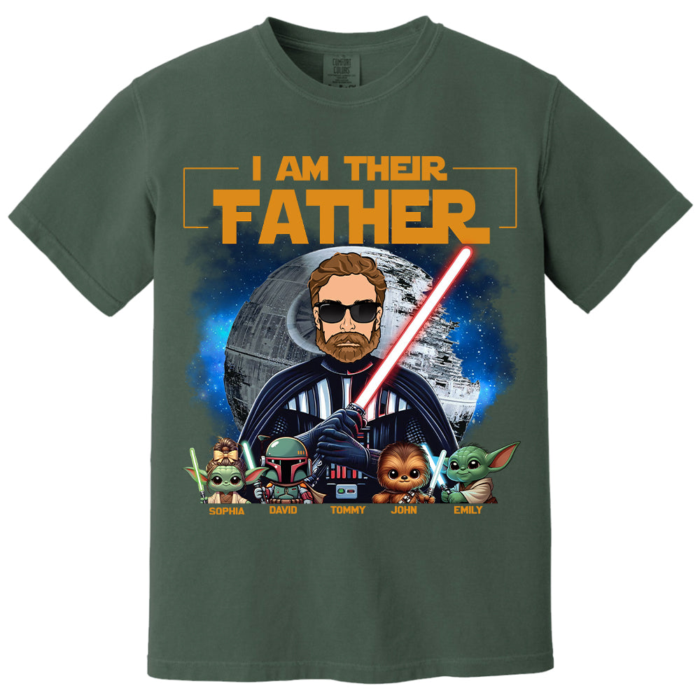 I Am Their Father - Custom Father's Day Shirt with Kids’ Name Vr1 Nh00