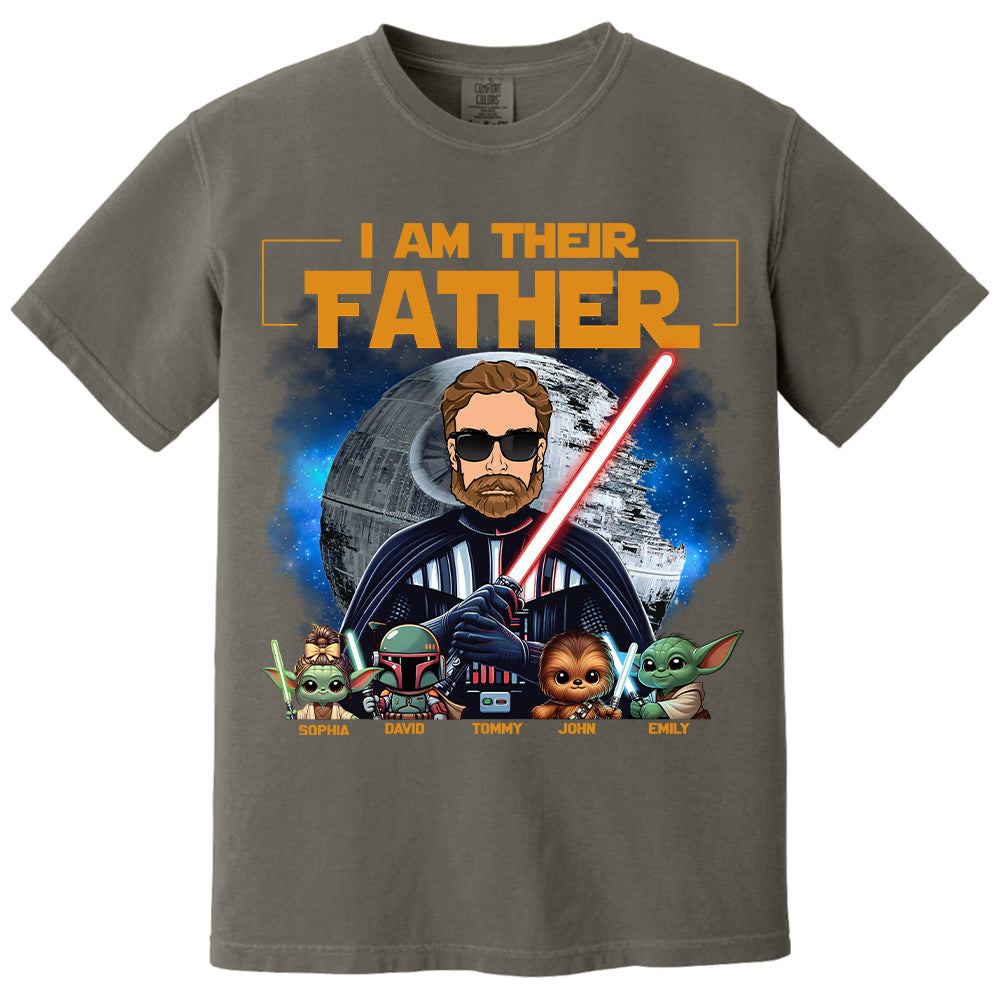 I Am Their Father - Custom Father's Day Shirt with Kids’ Name Vr1 Nh00