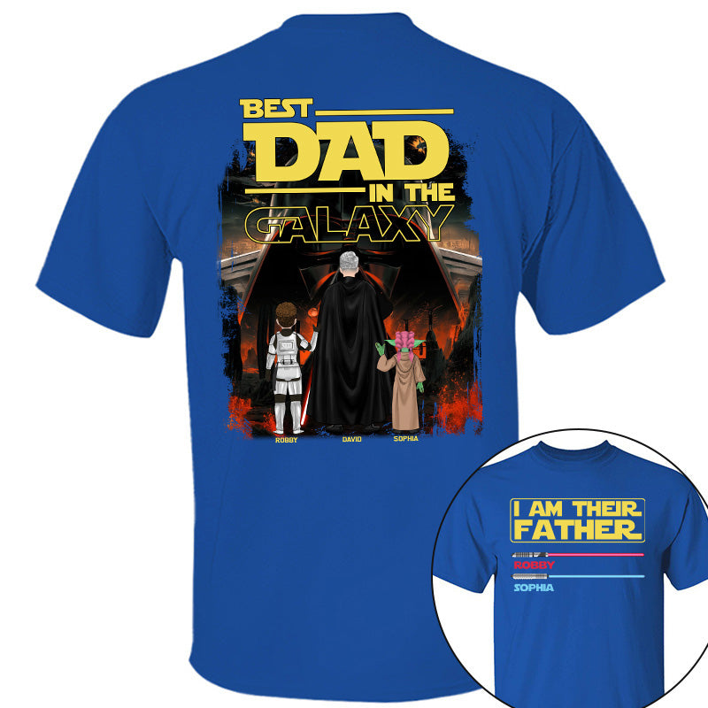I Am Their Father Best Dad In The Galaxy, Personalized Shirt, Gift for Dad T1807 Pt99