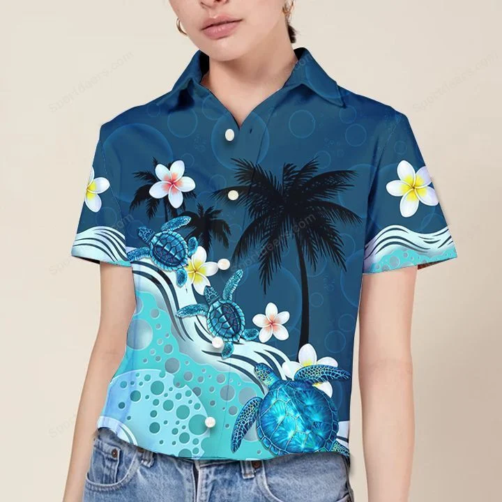 Ocean - Turtle Hawaiian Shirt, Summer gift, Hawaiian Shirts for Men, Aloha Beach Shirt