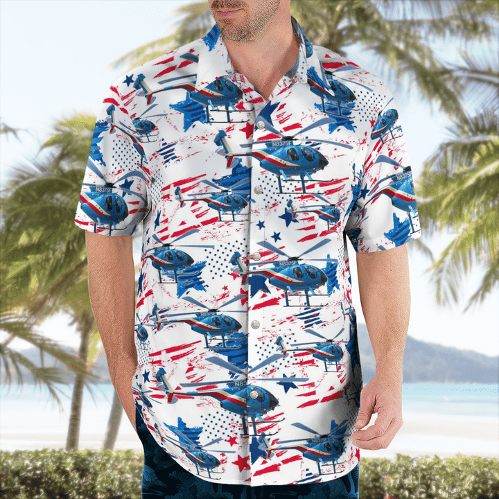 Houston Police Department Helicopter Patrol Division Hawaiian shirt