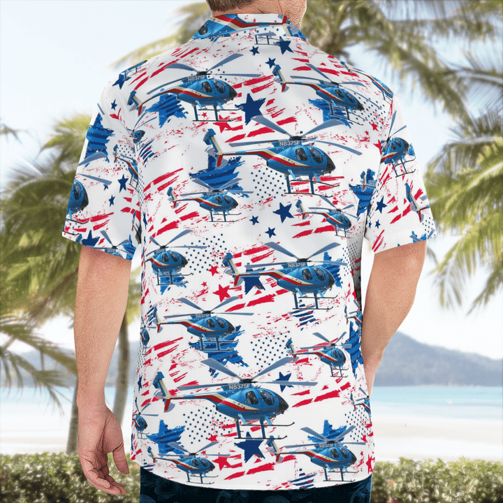 Houston Police Department Helicopter Patrol Division Hawaiian shirt