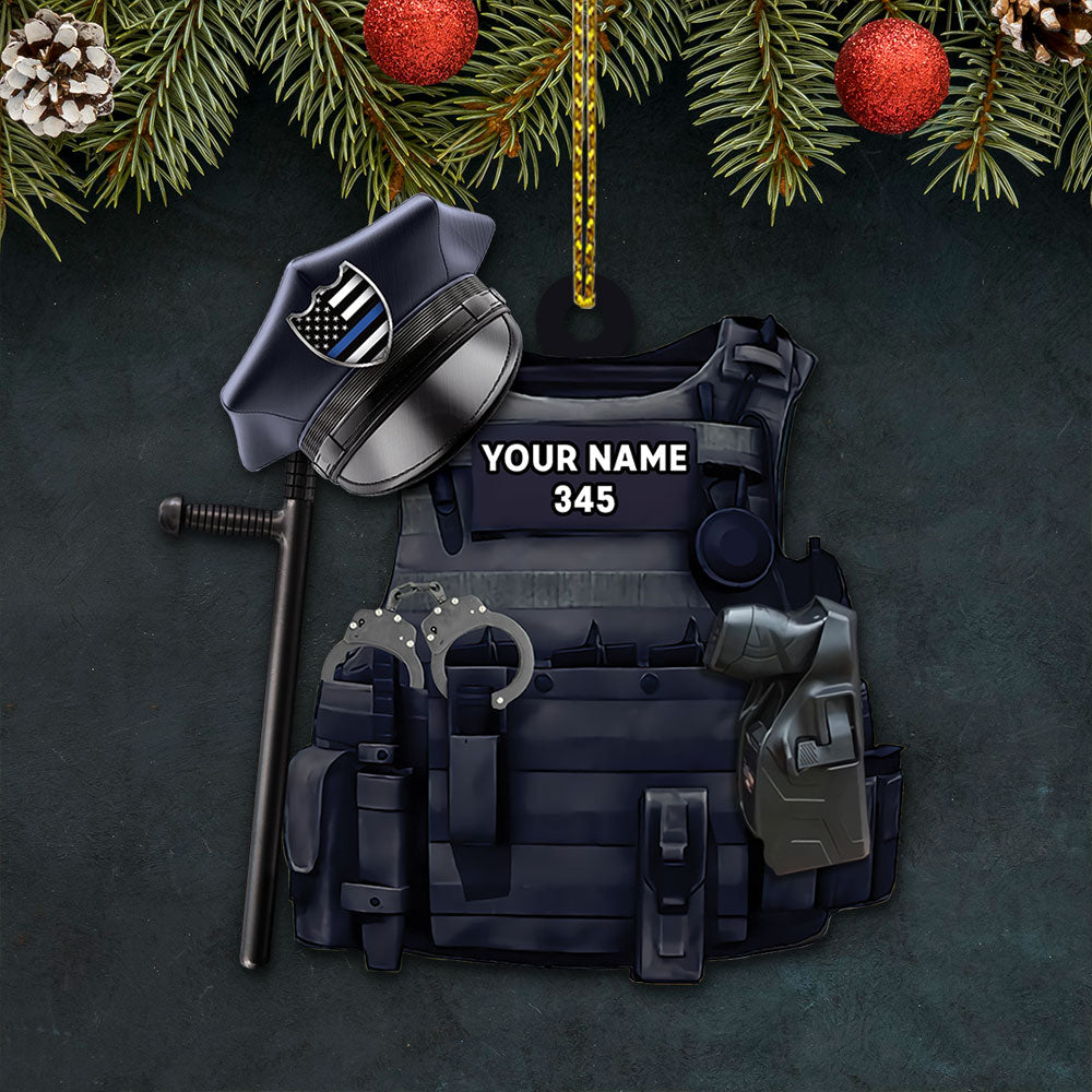 Bulletproof Custom Shaped Acrylic Ornament 2 Sides Print, Made By Acrylic And The 2 Sides Are The Same