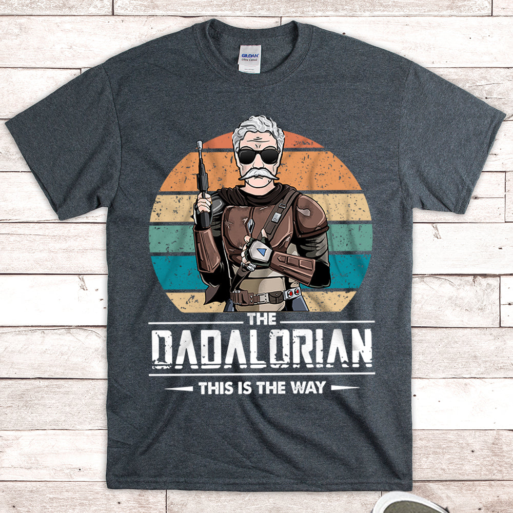 Dadalorian Personalized Shirt For Dad, Daddy Shirt