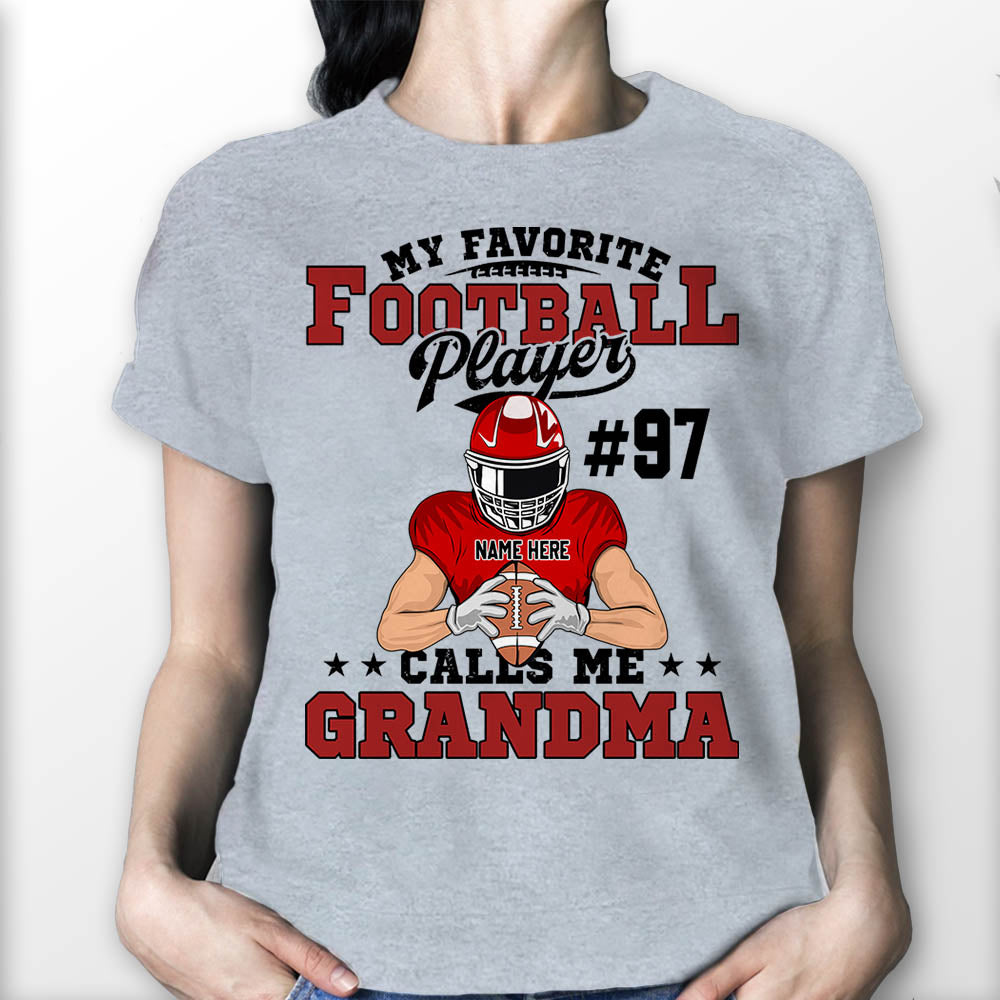 My Favorite Football Player Calls Me Mom Personalized Shirts