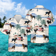 American Water Spaniel Summer Beach Hawaiian Shirt, Hawaiian Shirts for Men, Hawaiian Shirts for Men, Aloha Beach Shirt