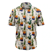 Arizona Cactus Hawaiian Shirt, Summer Hawaiian Shirts for Men, Aloha Beach Shirt