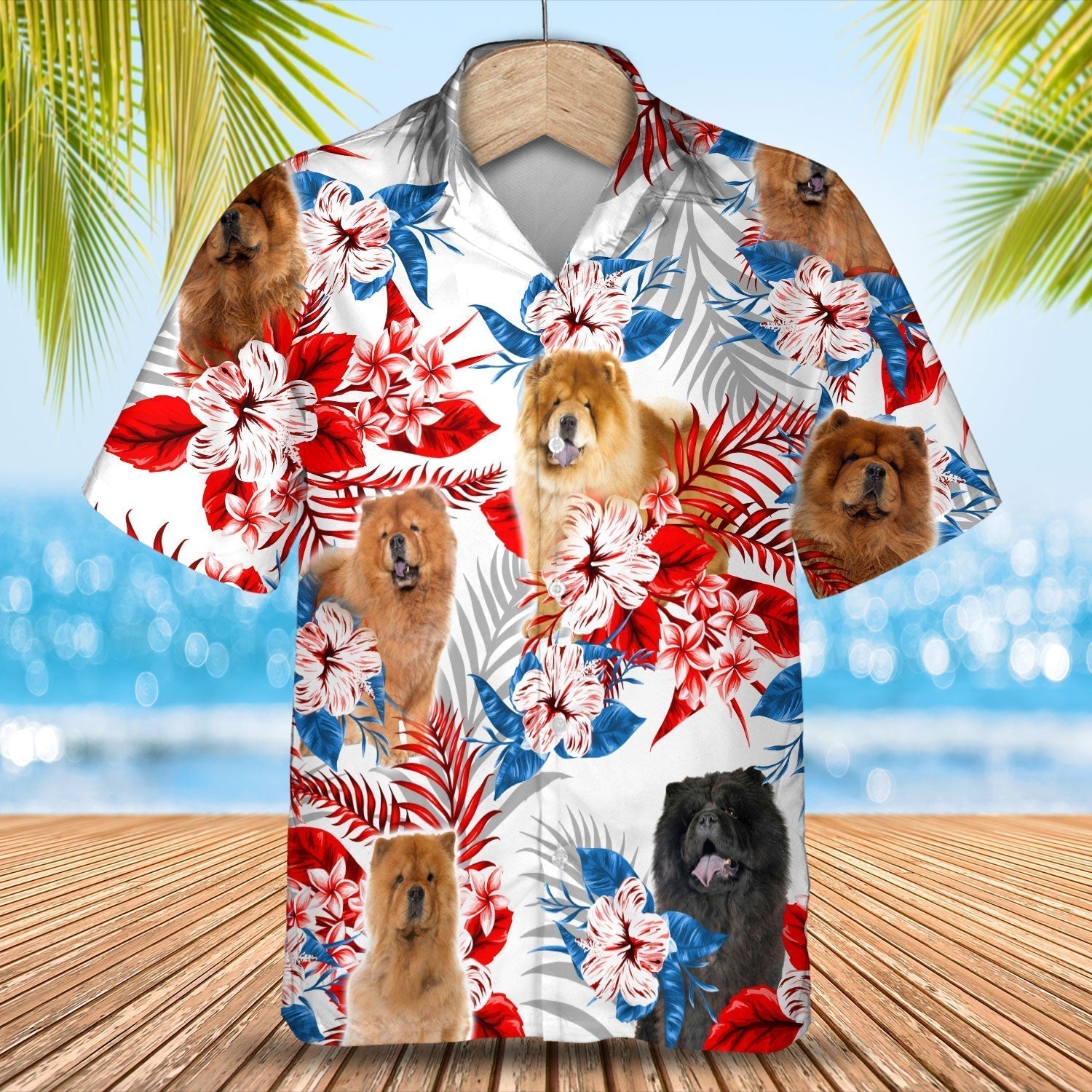 Chow Chow Hawaiian Shirt- Summer aloha shirt, Hawaiian shirt for Men and women