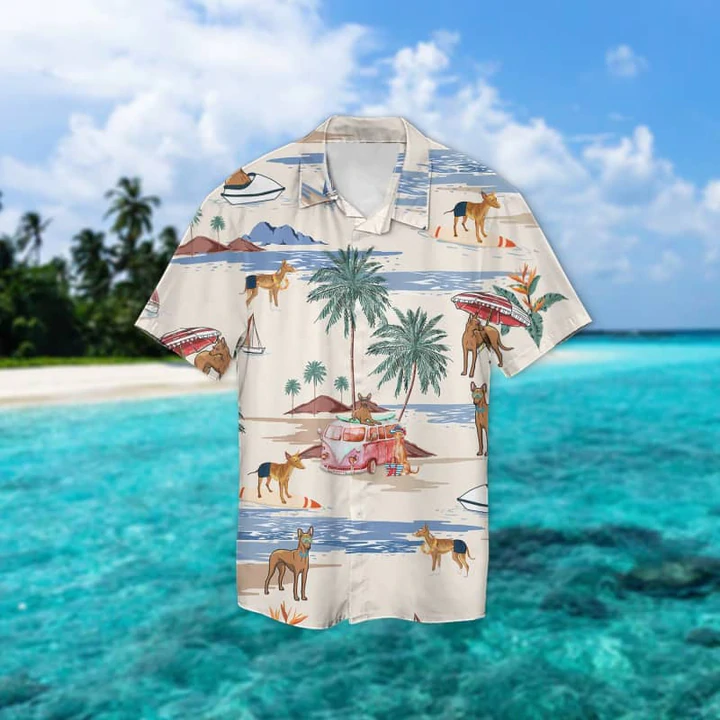 Cirneco Delletna Summer Beach Hawaiian Shirt, Hawaiian Shirts for Men Short Sleeve Aloha Beach Shirt